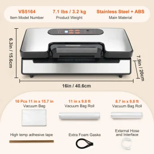 SucceBuy 90Kpa 130W Vacuum Sealer